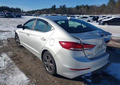 2018 Hyundai Elantra Sel z USA, uszkodzony, nr VIN 5NPD84LF0JH337791
